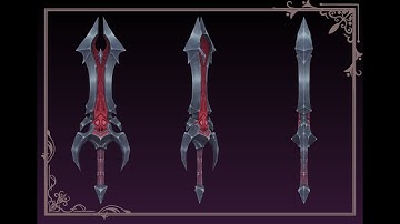 Stylized Sword Timelapse