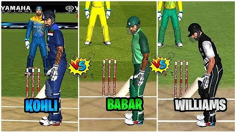 Virat Kohli Vs Babar Azam Vs Ken Williams | Real Cricket 20 |