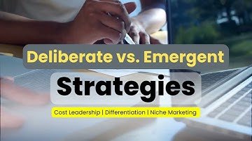 DELIBERATE VS. EMERGENT STRATEGY | COST LEADERSHIP | DIFFERENTIATION | FOCUS STRATEGY (PART 2)
