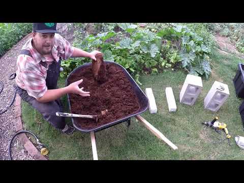 Harvesting the worm compost – Our Habitat Garden