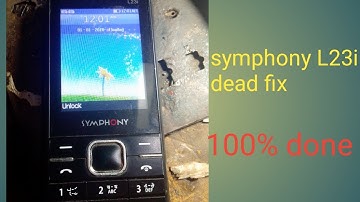 symphony L23i dead fix cm2 format 100% done