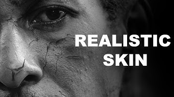 HOW TO DRAW REALISTIC SKIN TEXTURE AND SCARS