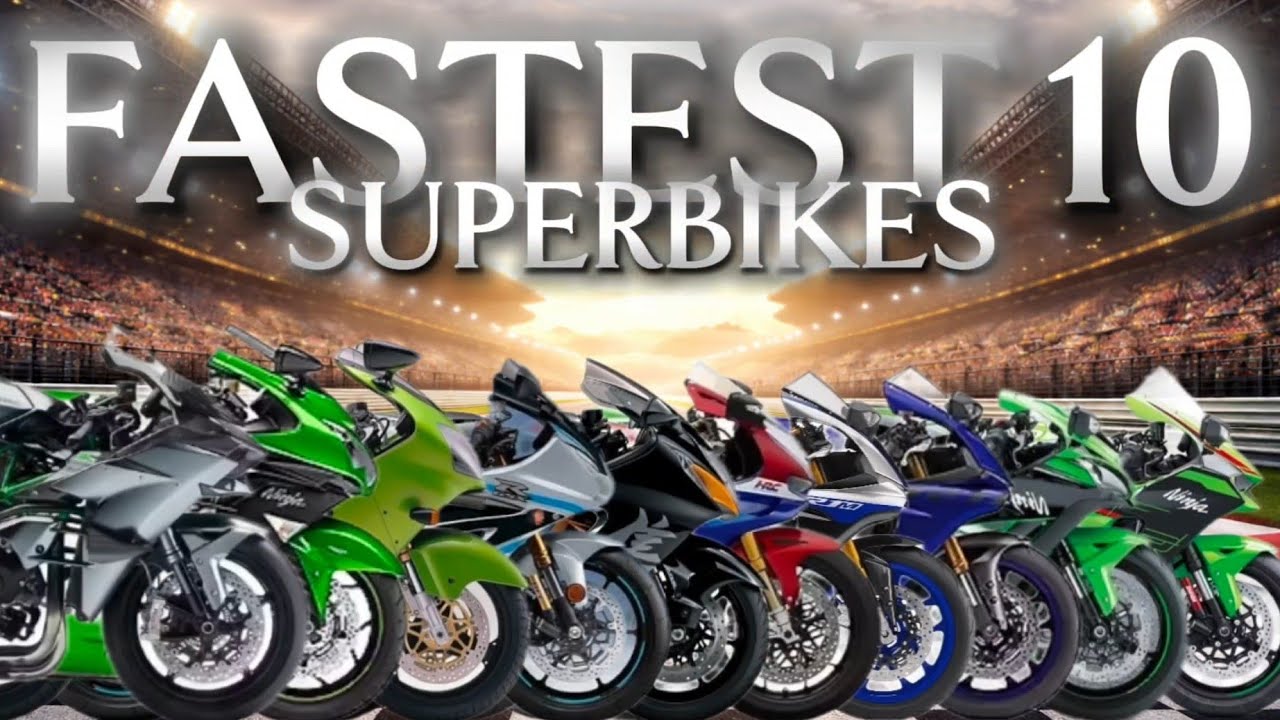 Top 10 Fastest 1000CC Japanese Superbikes Top Speed Run🔥