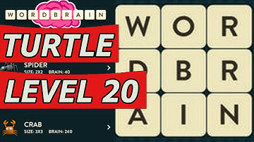 WordBrain Turtle Level 20 Answers (Android/IOS)