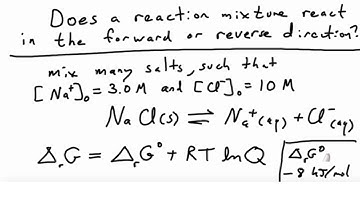 Is the Forward Reaction Spontaneous Part 1
