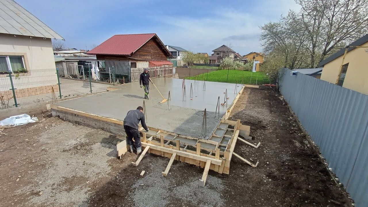 Casă cu etaj ! ( etapa 1 : fundația)