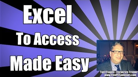How to Import Excel to Access - Excel 2010 Tutorial , Access 2010 Tutorial 2013 2016