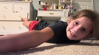 Electric Flexibility Workout Fun Stretch Gym Routine With Teen Athlete
