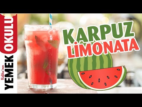 🍉Karpuzlu Limonata Tarifi | Karpuz Kesmekle Harareti Sönmeyenlere