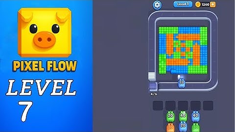 Pixel Flow Level 7 Walkthrough
