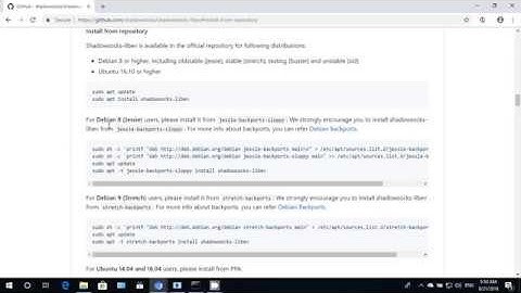 Debian源安装/更新shadowsocks-libev