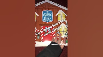 Day 9, opening Build a Bear advent calendar!🎄. #buildabear #buildabearworkshop #shorts #calendar