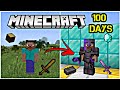 Surviving 100 Days in minecraft!!😮😮