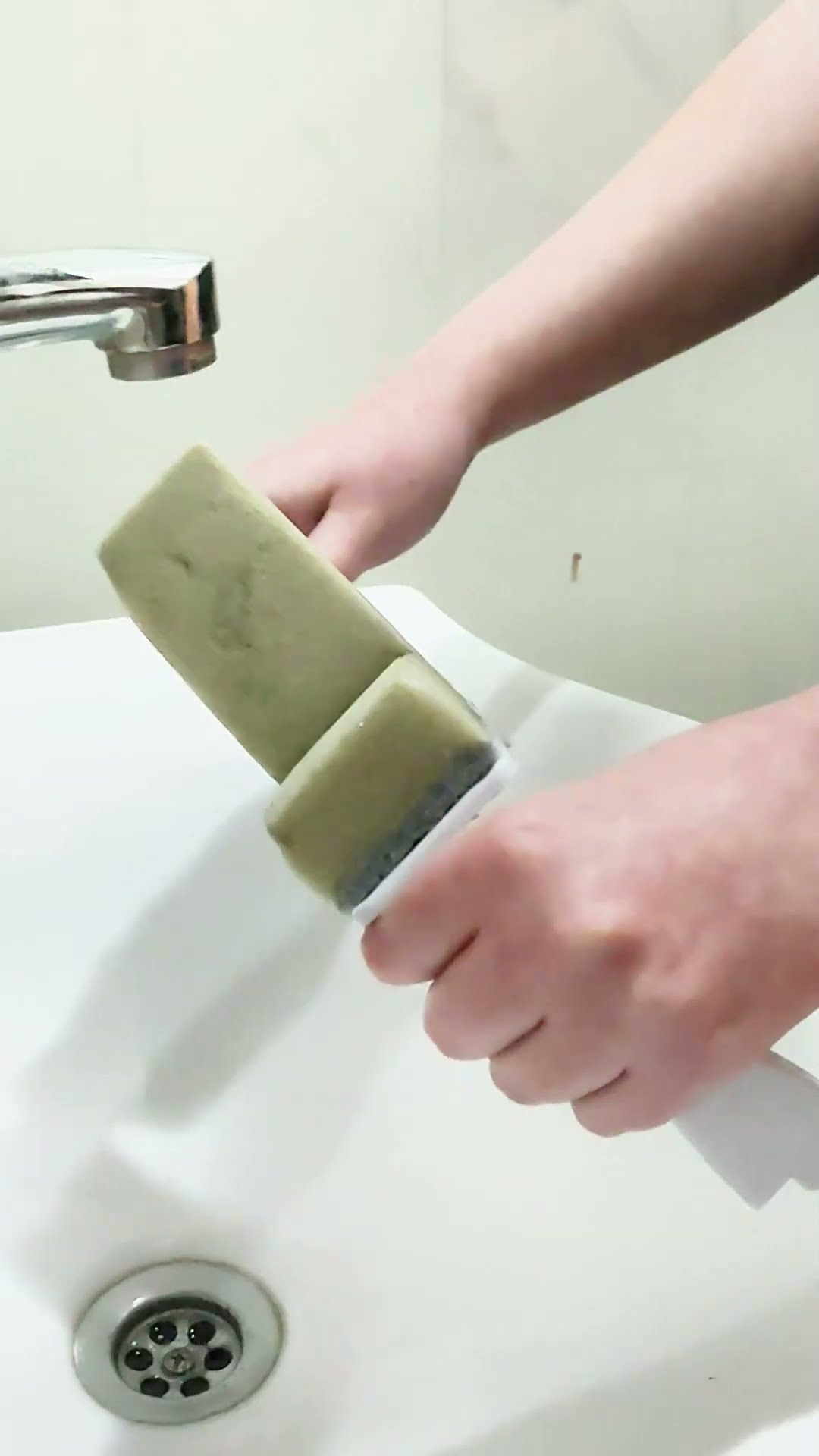 Simple Folding Wiper Hand Brush Sponge with Handle ? ▶️ Product Link in Bio ( # 1958 )