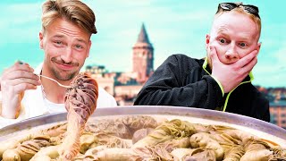 We ate the most EXTREME street food in Istanbul!