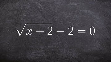 Math Tutorial for Solving a Radical Equation Using Inverse Operations Root