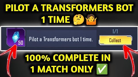 PILOT A TRANSFORMERS BOT 1 TIME ✅ TRANSFORMERS SHOWDOWN EVENT
