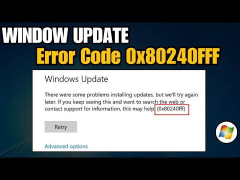 How To Fix Windows Update Error 0x80240FFF