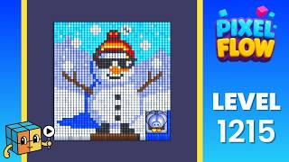 Pixel Flow Level 1215 (Hard) Walkthrough Solution