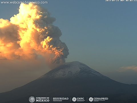 Volcán Popocatépetl EN VIVO | Vista #Altzomoni, Estado de México