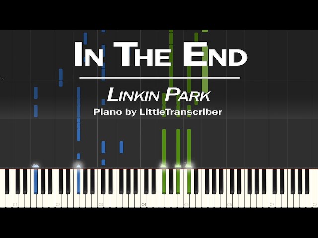 Linkin Park - In The End (Piano Cover) Synthesia Tutorial by LittleTranscriber class=