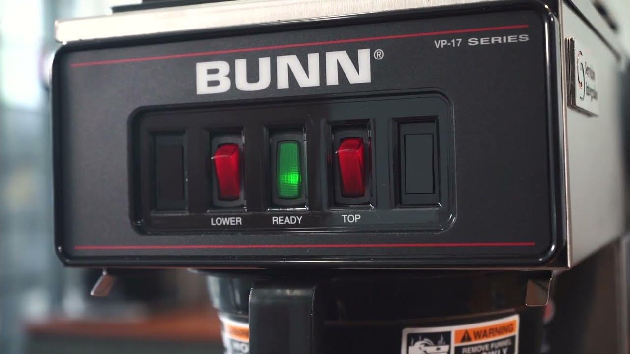 Cafetera Bunn VP17-2 - Servicios Integrados Argentinos - YouTube