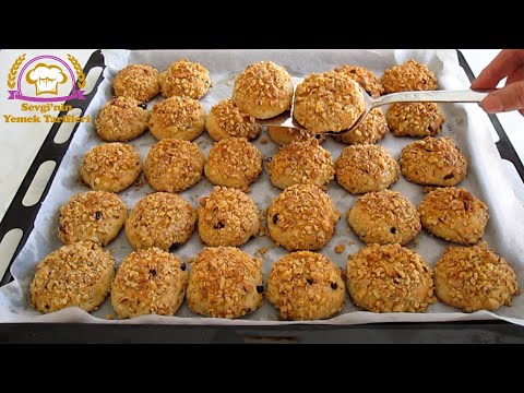 KUŞ ÜZÜMLÜ 👌 ENFES PORTAKALLI ŞAHANE ANNE KURABİYESİ 📍 Tam Ölçülü Şam Kurabiyesi *