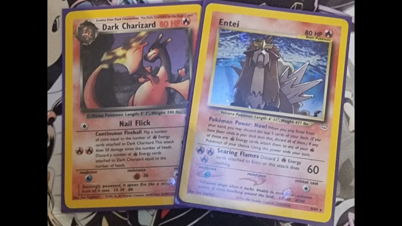 Dark Charizard/Entei Deck for Rocket On Format!