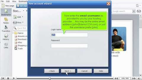 How to configure an email account in Opera - Configuring Email Tutorials