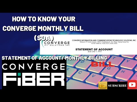 HOW TO VIEW CONVERGE MONTHLY BILLING???