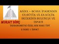 asinx + bcosx İFADESİNİN EN BÜYÜK VE EN KÜÇÜK DEĞERİNİN BULUNUŞU VE İSPATI