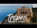 Tropea beach in the morning, Calabria | 4K Cinematic Drone Video, DJI Mavic footage