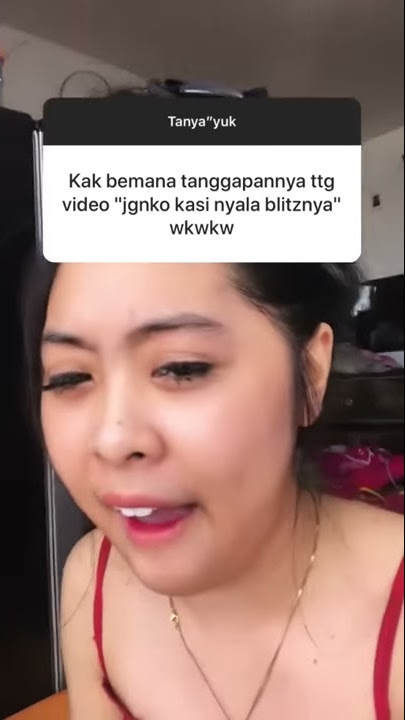 Jangan ko kasih nyala Blitz nya