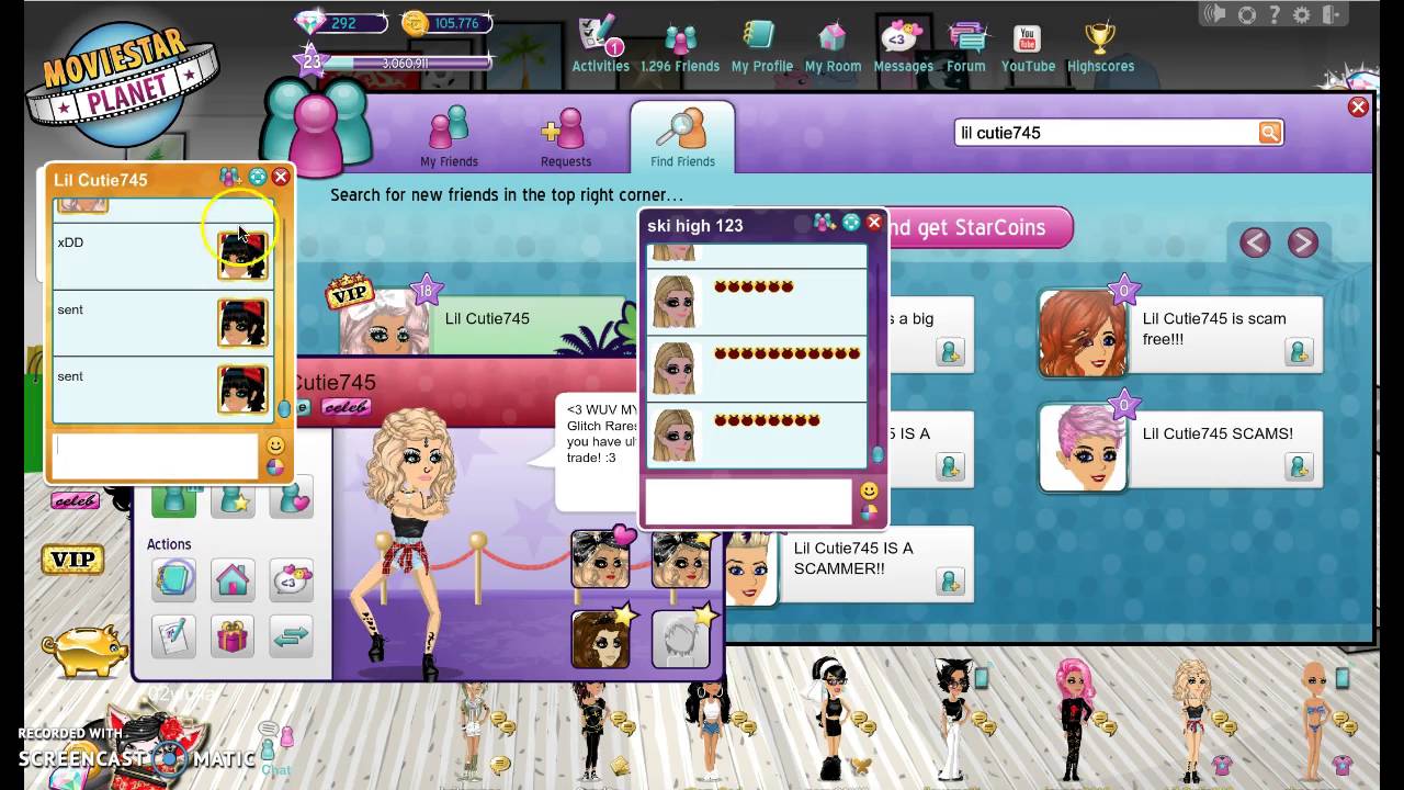 Msp Lil Cutie745 is scammer read description