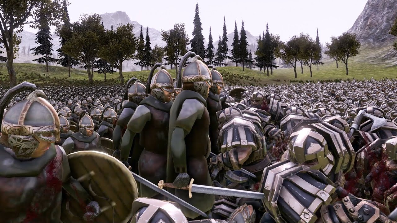 18000 Dwarfs VS 17000 Rohan Swordsmans  - Ultimate Epic Battle Simulator 2 UEBS 2