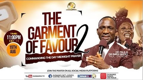 Commanding the Day Midnight Prayer - Garment of Favour 2 (Prayers and Declarations only) (AUDIO)