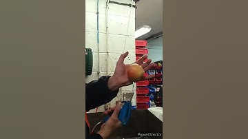 slo mo trying to make an apple explode