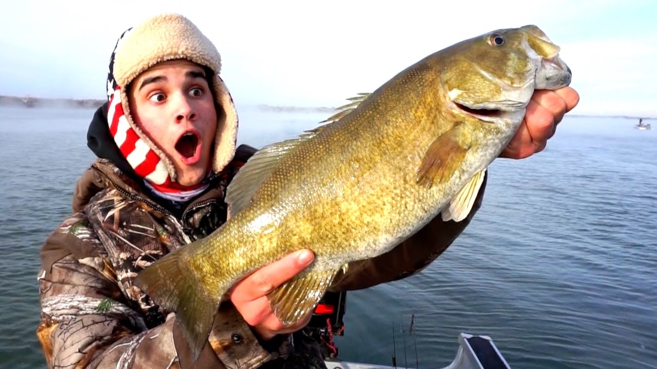 Most INSANE Winter NUCLEAR Lake Bass Fishing EVER!!!
