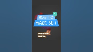 How to make 3D part 1! #indiedev #indiegame #gamedev #3d #3danimation