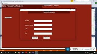 cs411 assignment 3 solution 07th August 2020 | Student Registration Form | WPF C# Application