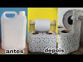 Lindo Porta Papel Higiênico Com Galão de 5 L DIY#2