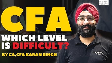 Which is the most Difficult level in CFA? | CFA L1 vs CFA L2 vs CFA L3 @thewallstreetschool