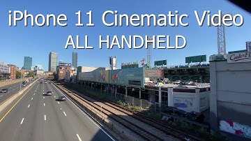 Cinematic Video without a Gimbal on the iPhone 11 / Crazy Stabilization!