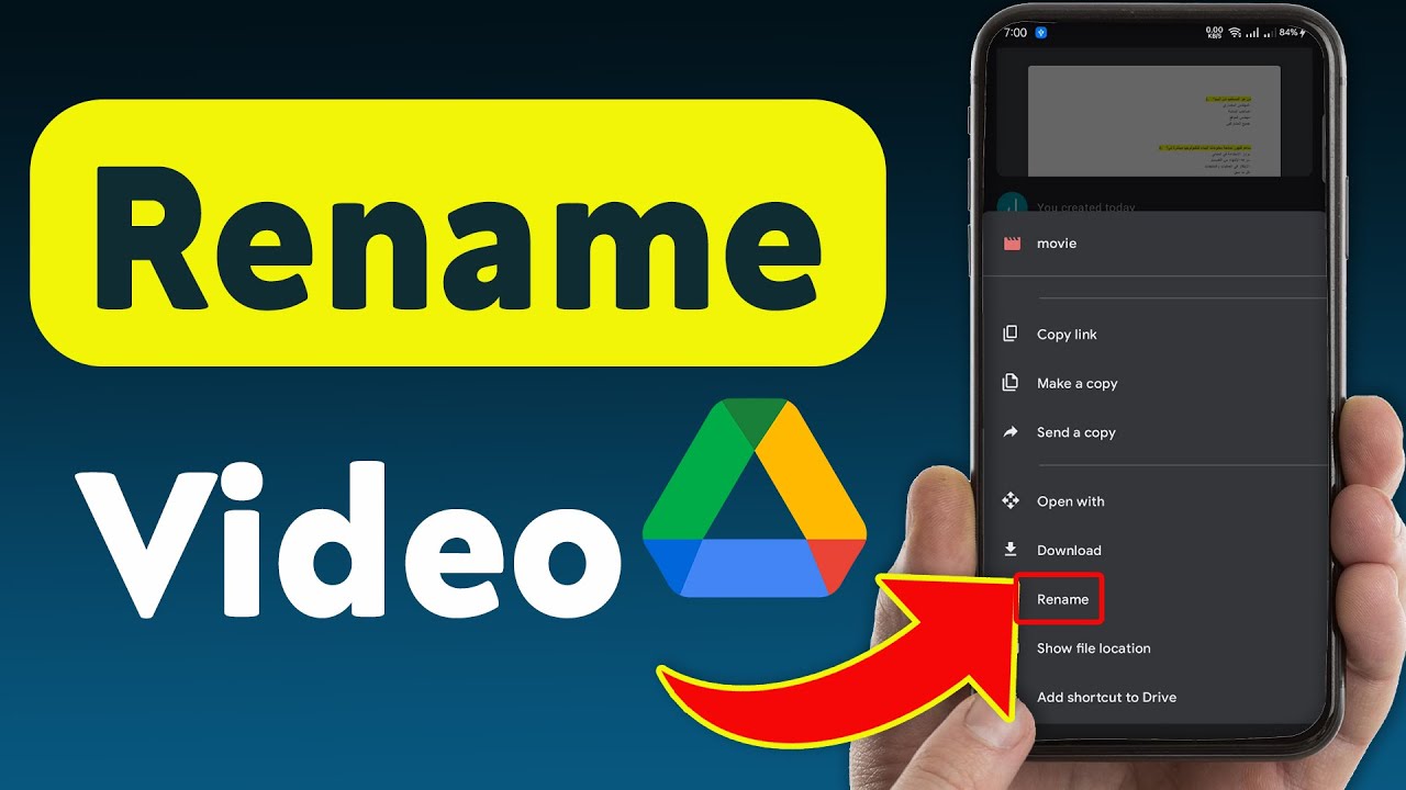 How To Rename A Video In Google Drive (Updated) - YouTube