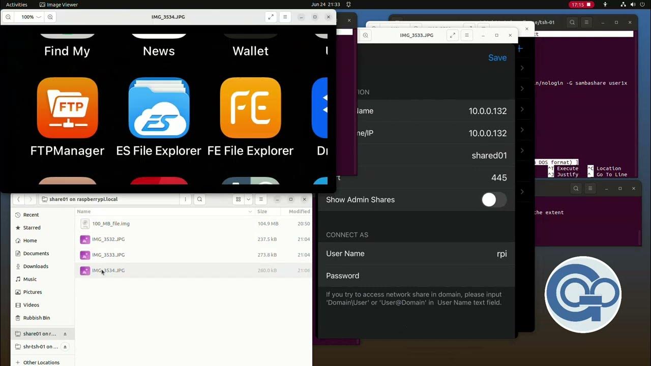 Set up shared drive samba server on raspberry pi 4 youtube