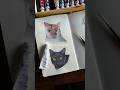 POV: you’re a cat lady and an artist #catlady #art #workingartist #creativecontentcreator #gouache