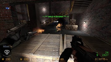 Counter-Strike Zombie Escape Mod, CS Source, Map: ze_electric_factory, Level 1