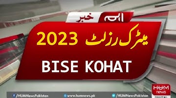 Kohat board matric Result 2023 Confirmed Date agai.
