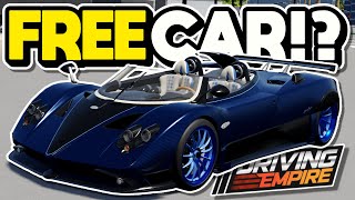 How to Get ANY CAR *FOR FREE* in Driving Empire For 100% MONEY BACK!