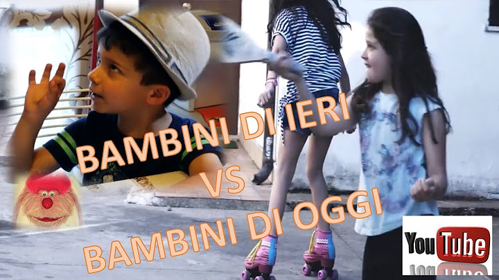 BAMBINI DI IERI VS BAMBINI DI OGGI 👧🏻 👦🏻